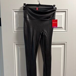 Spanx faux leather leggings